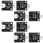 4PCS Digital 38khz Ir Receiver Sensor Module + 4PCS Ir Transmitter Sensor Module Kit for Electronic Building Block