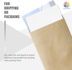 Mat Board Center, 50 Pack 12x16 Inch Corrugated Cardboard Sheets