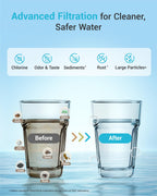 XWFE Water Filter, Replacement for GE XWFE, Built-in Chip