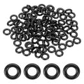 uxcell 100Pcs AS-108 Nitrile Rubber O-Rings 1/4" ID, 7/16" OD, 3/32"W (90D)