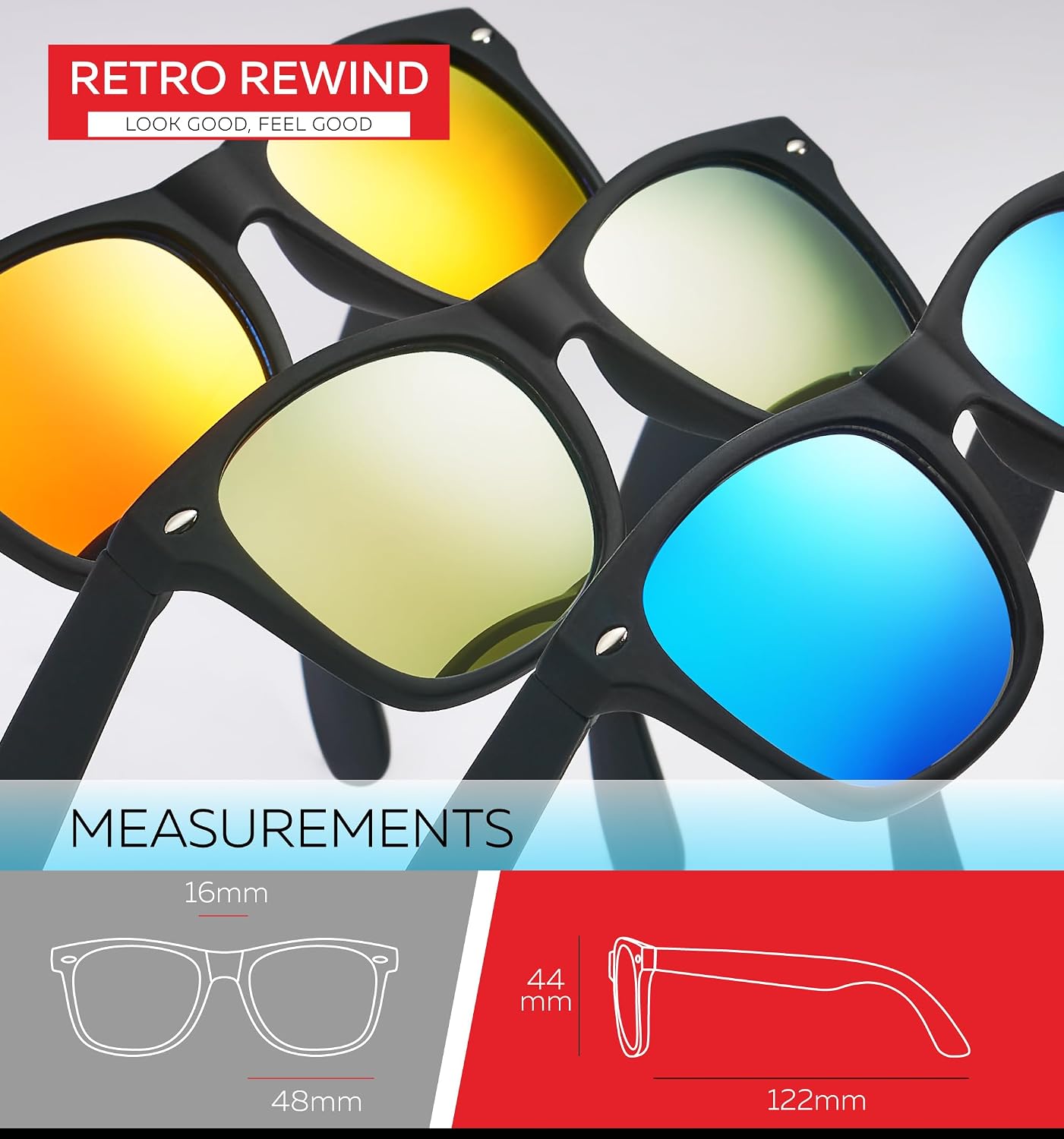 Kids Sunglasses for Boys Girls Age 3-12 - Shatterproof UV400 Toddler Children Sun Glasses