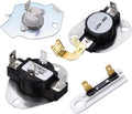 Dryer Cycling Thermostat&Thermal Fuse Kit Fit for Maytag MED5600TQ1 MED5620TQ0 MED5620TQ1 MED5621TQ0 MED5630TQ0 MED5630TQ1 MED5640TQ0 MED5640TQ1 MED5700TQ0 MED5700TQ1 MED5707TQ0 MED5707TQ1 MED5720TQ0