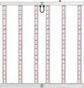 600W LED Grow Lights for Indoor Plants Full Spectrum, Foldable Growing Lamp, 4x4ft Coverage, 6 Bar Diodes Dimmable