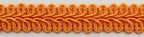1/2" Chinese French Braid Gimp Trimming - 10 Continuous Yards - Many Colors! (Orange)