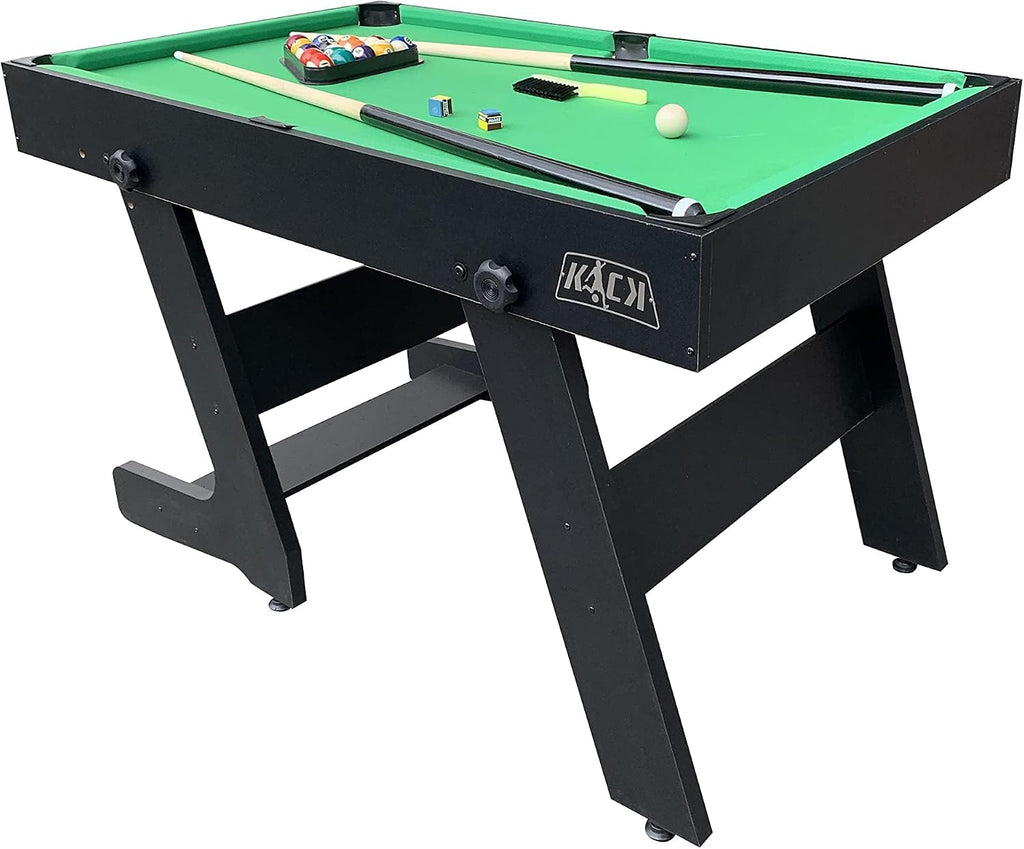 Quatro 55" 4-in-1 Foldable Multi Game Table | Foosball, Billiards/Pool, Push Hockey & Ping Pong
