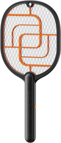 Electric Fly Swatter, 3800V Battery Powered Fly Bug Zapper Racket | Textured Handleld, 3-Layer Protection Grid for