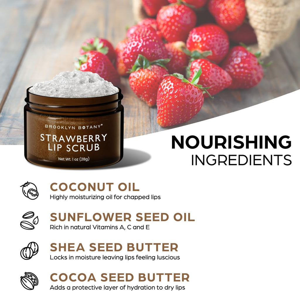 Strawberry Lip Scrub - 1 oz