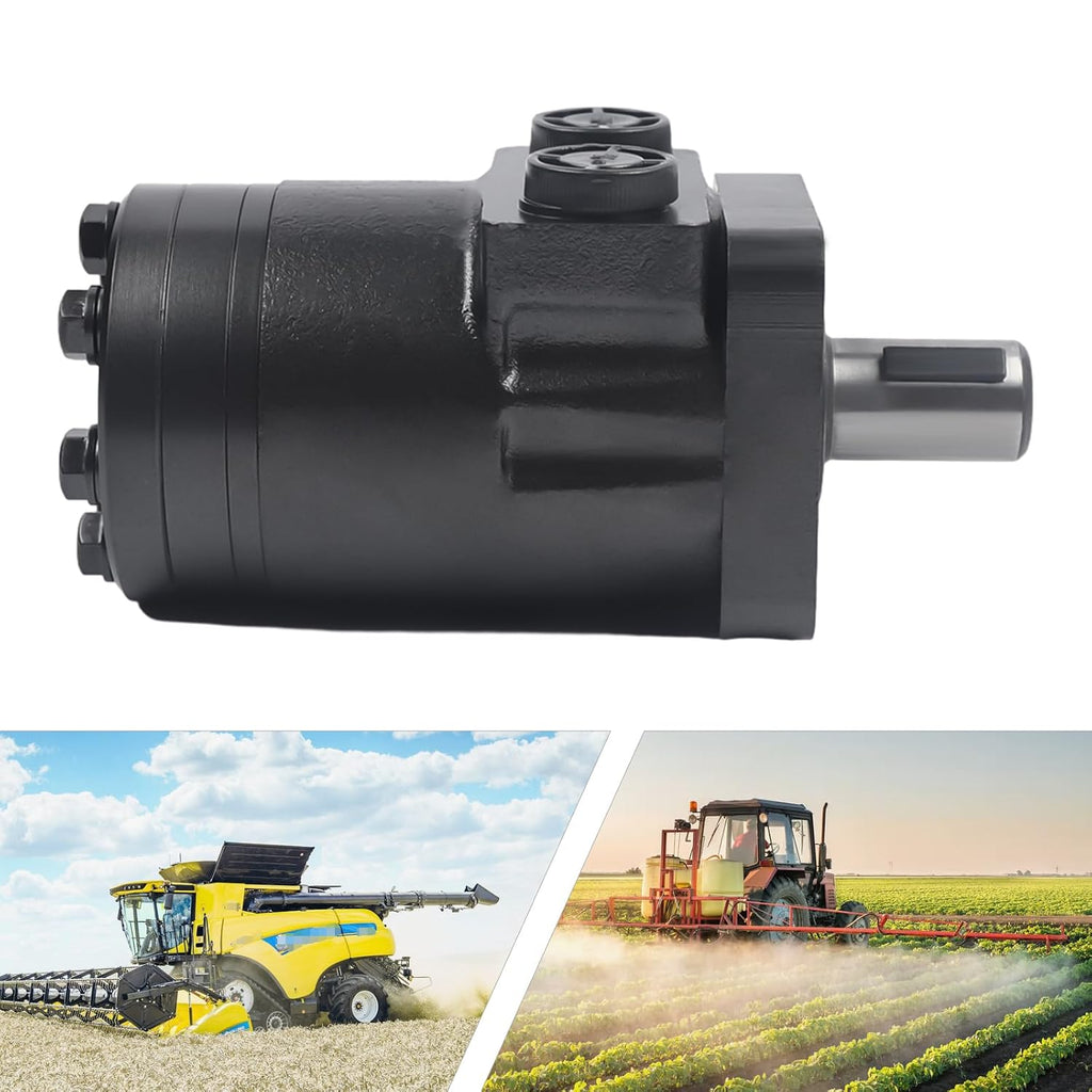 Hydraulic Motor Engine Hydraulic Motor for Char-Lynn 101-1003-009, Eaton 101-1003, 1/2 NPTF Dryseal Pipethread Ports
