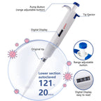 1-5mL Pipette, Adjustable Volume Micropipette