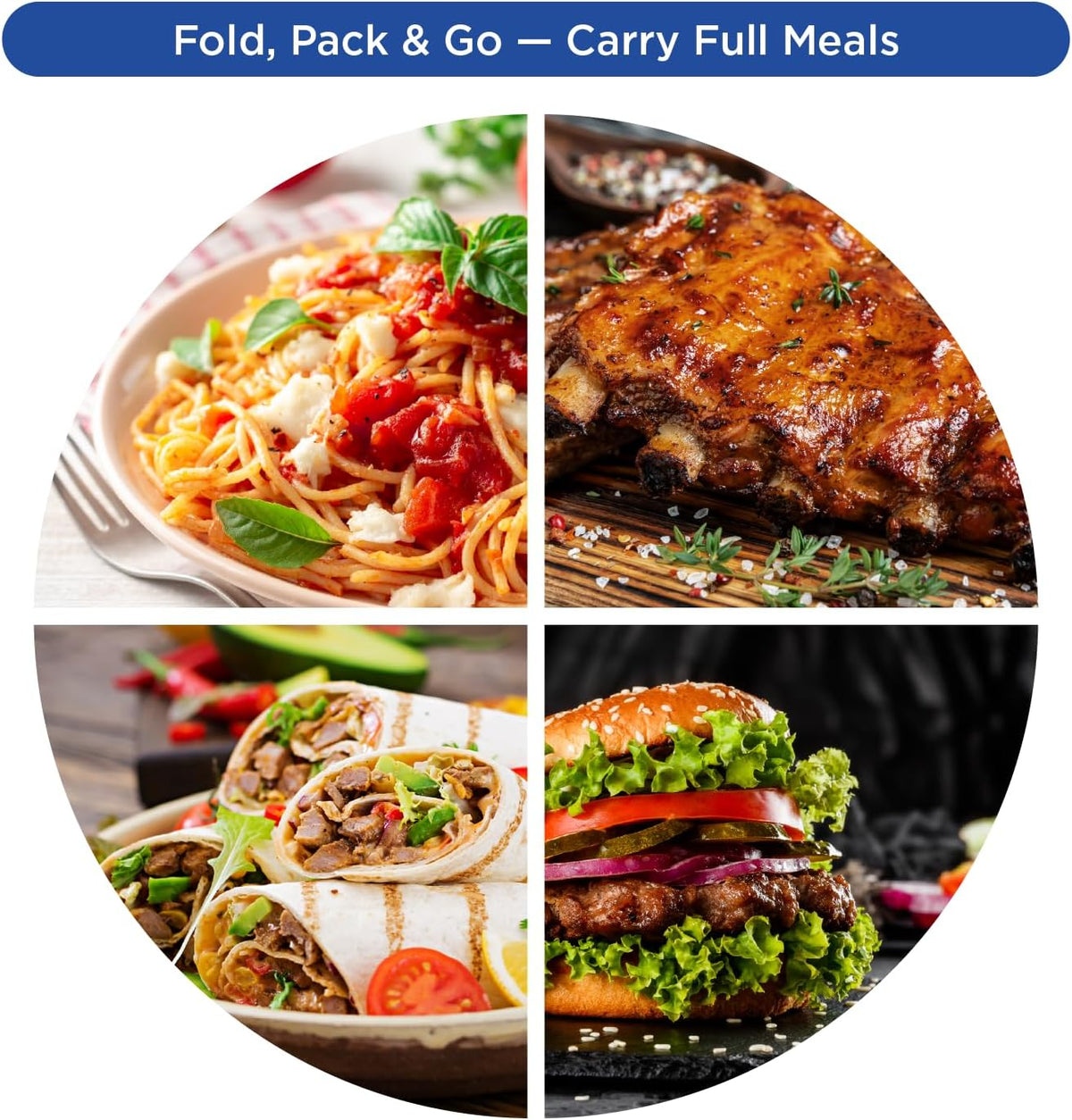 Paper to Go Boxes [76 oz - 200ct] Leak-Resistant, Microwavable, Heavy-Duty Take Out Boxes | Grease Resistant &