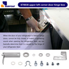 870838 Top Left Door Hinge Cartridge Fits For TRUE Door Hinge Kit