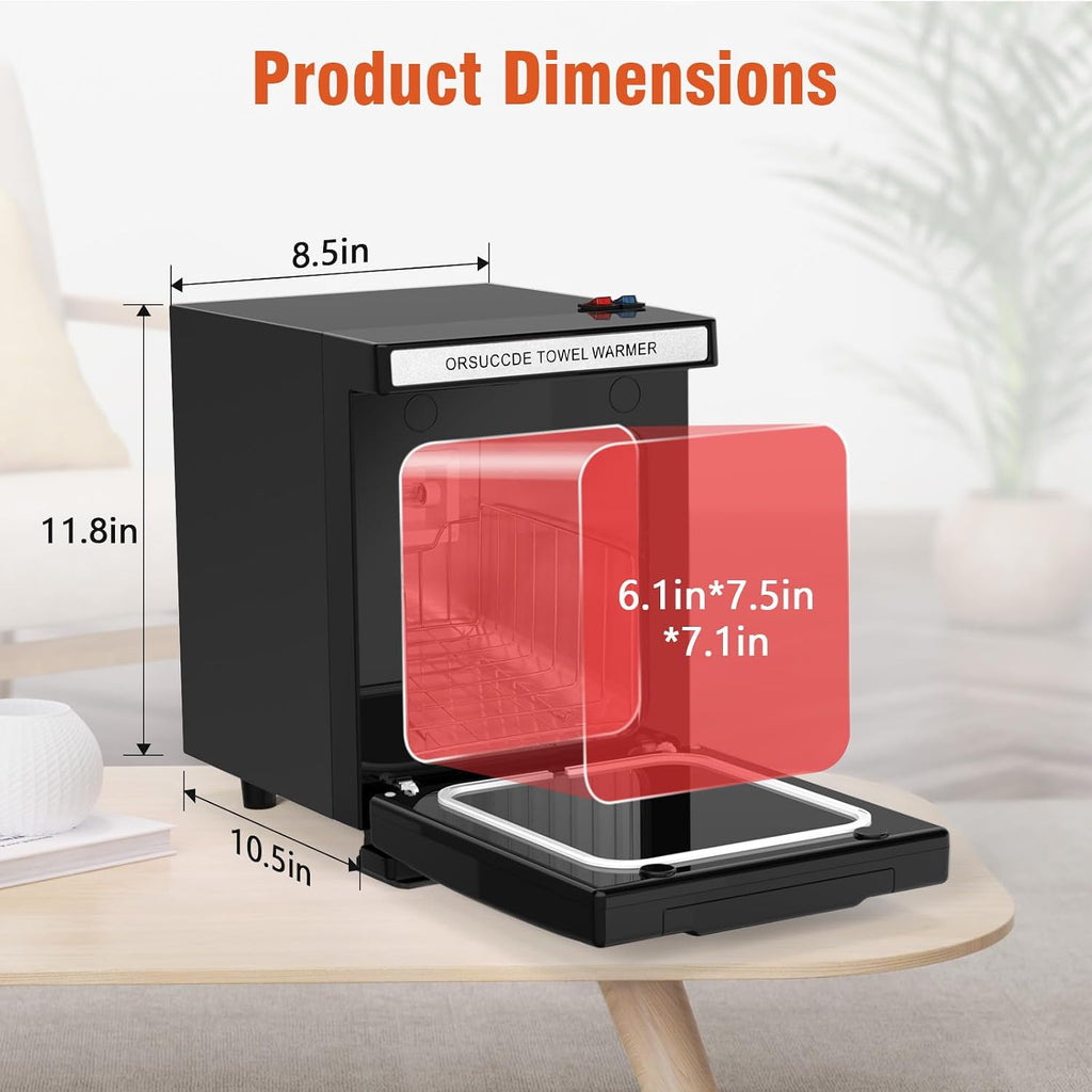 Hot Towel Warmer for Spa, Small Towel Warmer for Esthetician, Mini Towel Warmer for Facial Salon Beauty, Professional