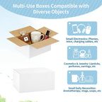 6x6x6 Shipping Boxes Small for Shipping and Gifts, 10 Pack, White