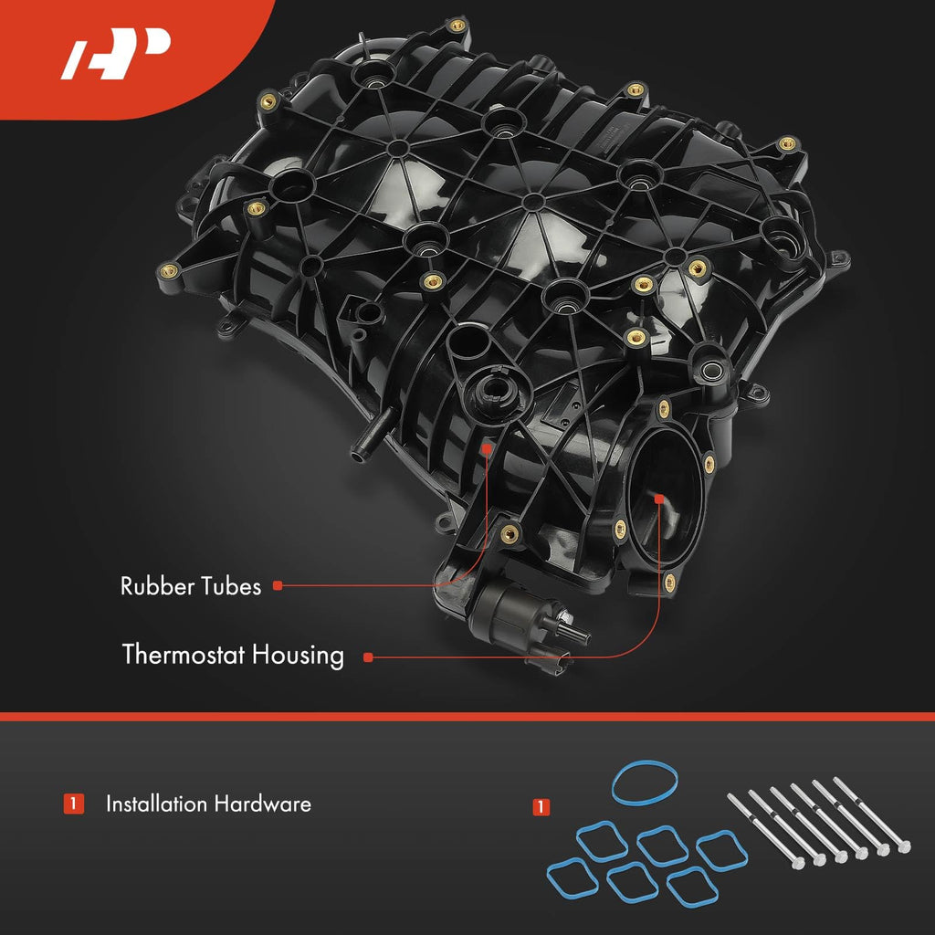A-Premium Upper Intake Manifold Compatible with Chevrolet, Cadillac, Buick