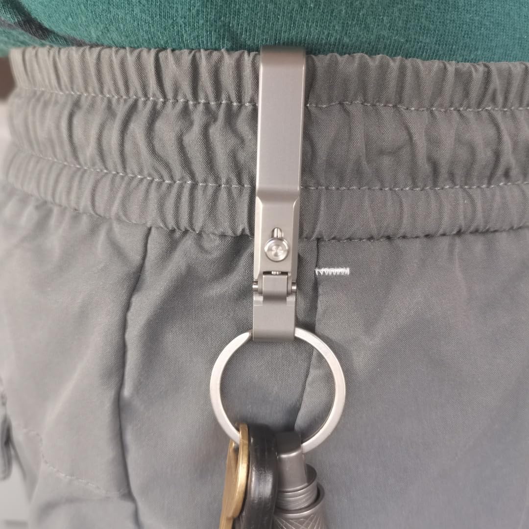Mortise Lock Design Belt Key Clip For Key rings (Patented)