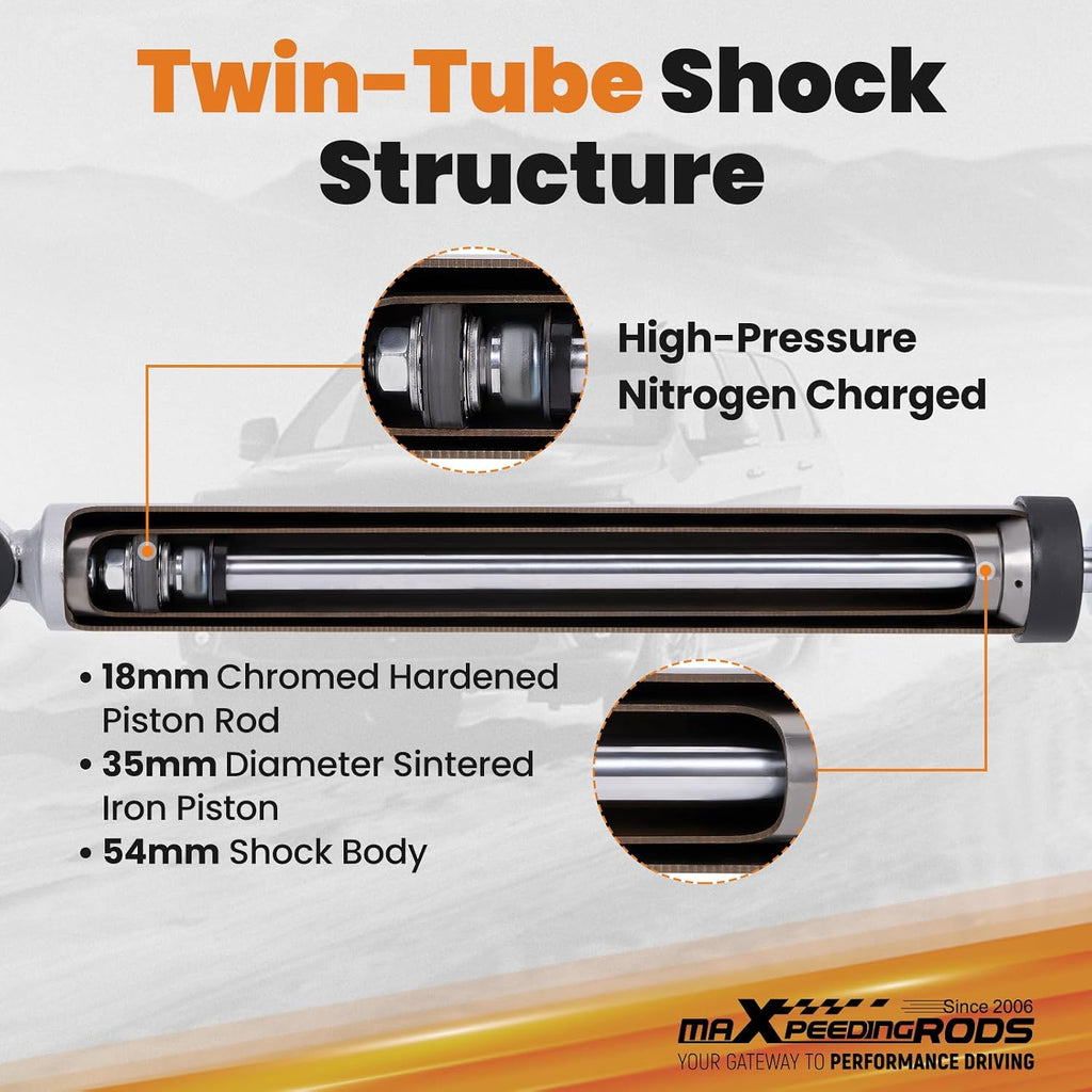 maXpeedingrods 2.5" Suspension Lift Kit for Jeep Wrangler JKU 2007-2018