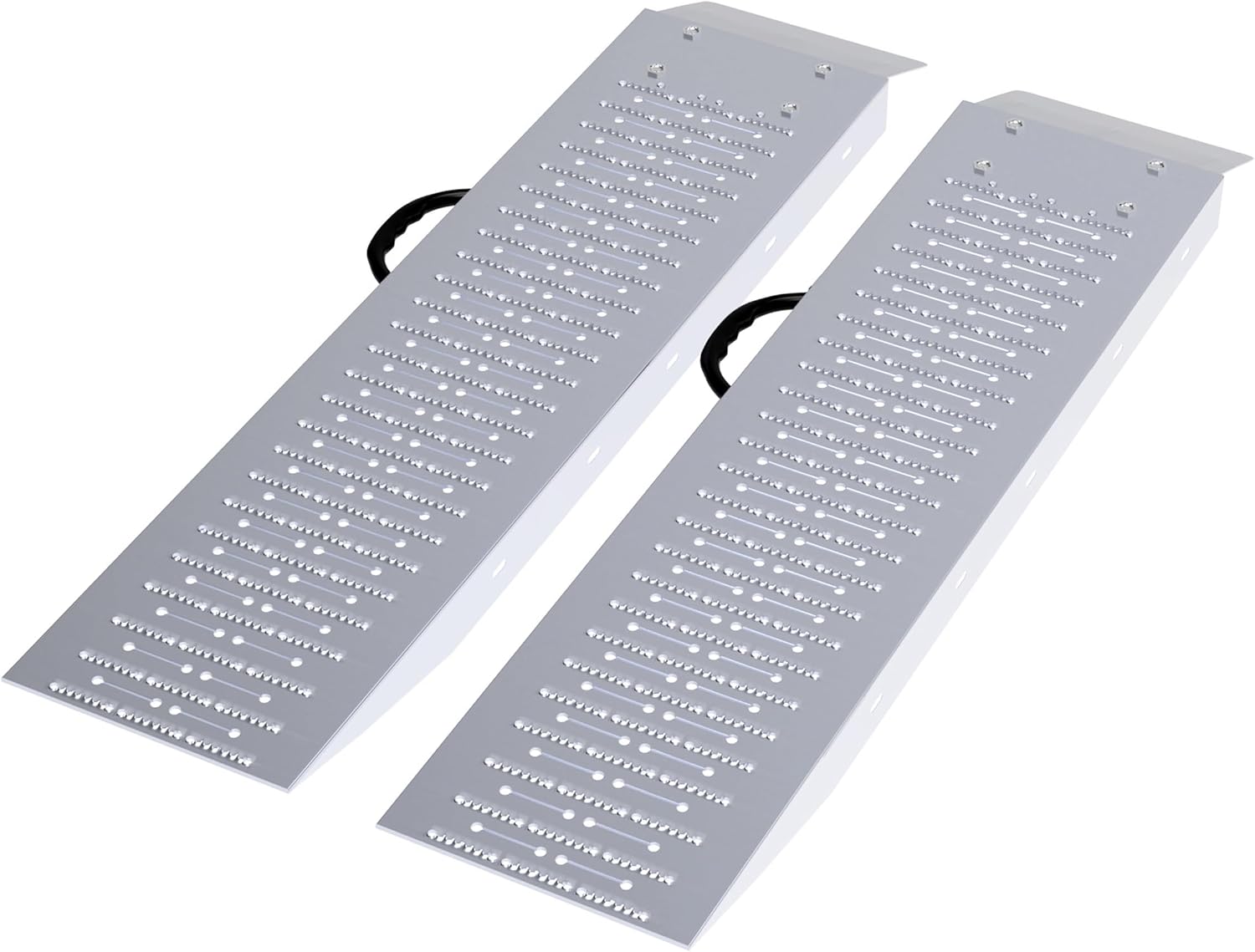 Loading Ramps - Set of Two 35.5-Inch Ramps for ATVs, Motorcycles, Mowers, Carts, and More - 1200lb Combined Capacity