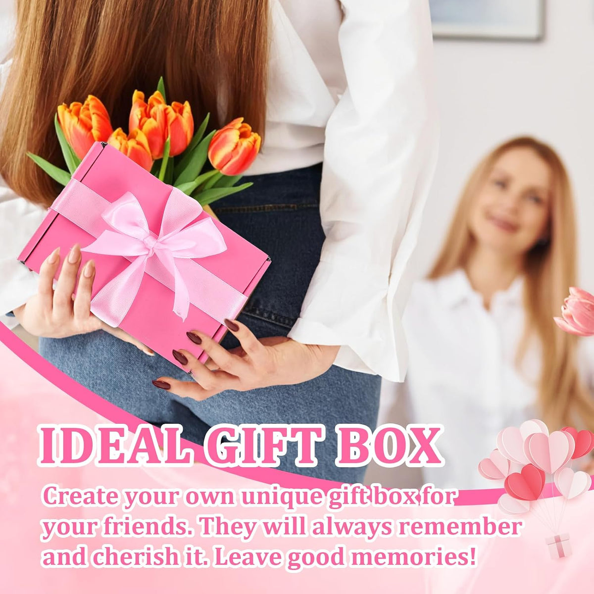 50 Packs Shipping Boxes Cardboard Corrugated Mailer Packaging Boxes for Small Business Cute Small Box Cardboard