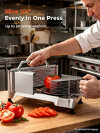 Commercial Tomato Slicer Manual Stainless Steel Food Slicer