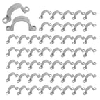 KEJJNYER 100 Pcs PVC Pipe Straps 3/4 Inch, 2 Holes