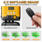 16 Lines Laser Level with Tripod, 4 X 360° Self Leveling for Construction