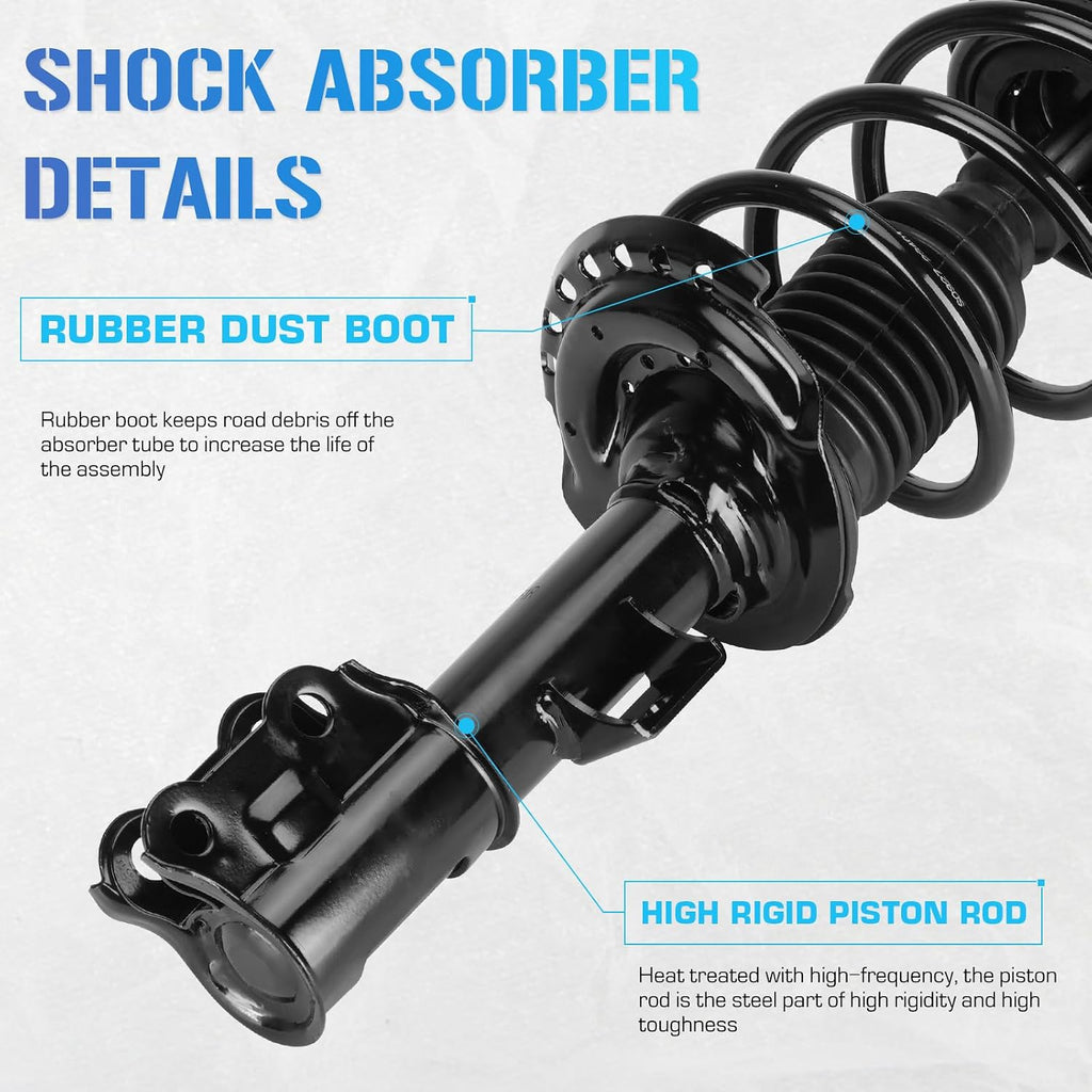 Front Struts Shocks for 2011-2016 Hyundai Elantra Only Sedan (No Hatchback)