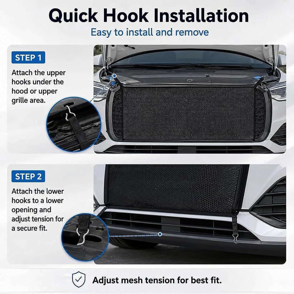 For Toyota 4 Runner Radiator Screen Protector,Front Bumper Net Mesh