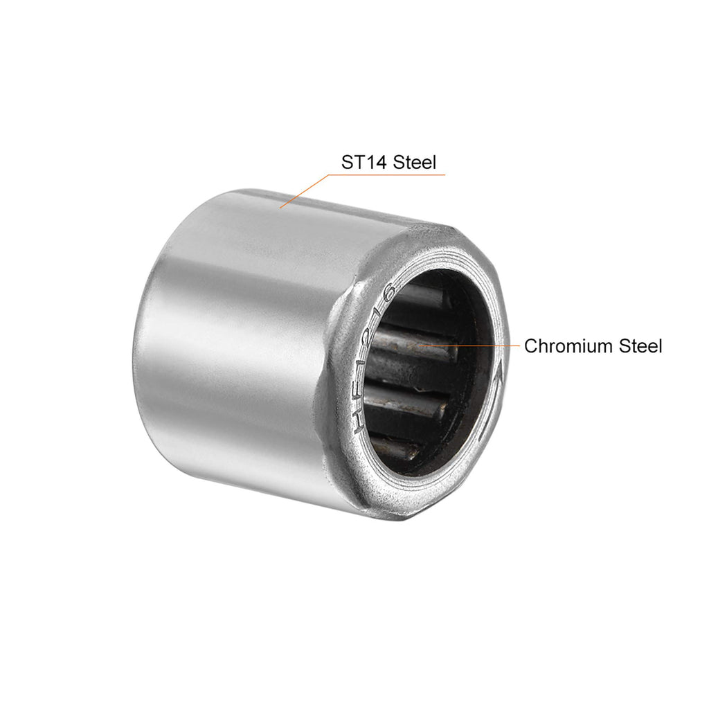uxcell Needle Roller Bearings 12mm Bore 18mm OD 16mm Width 2pcs