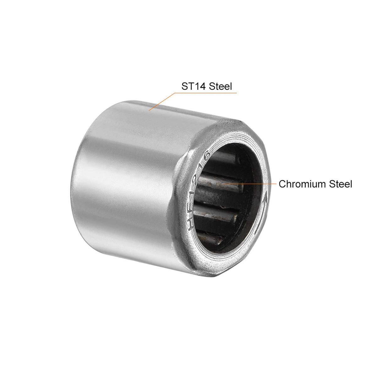 uxcell Needle Roller Bearings 12mm Bore 18mm OD 16mm Width 2pcs
