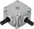 maXpeedingrods 40 HP Right Angle Gearbox with 2 Keyed Shafts