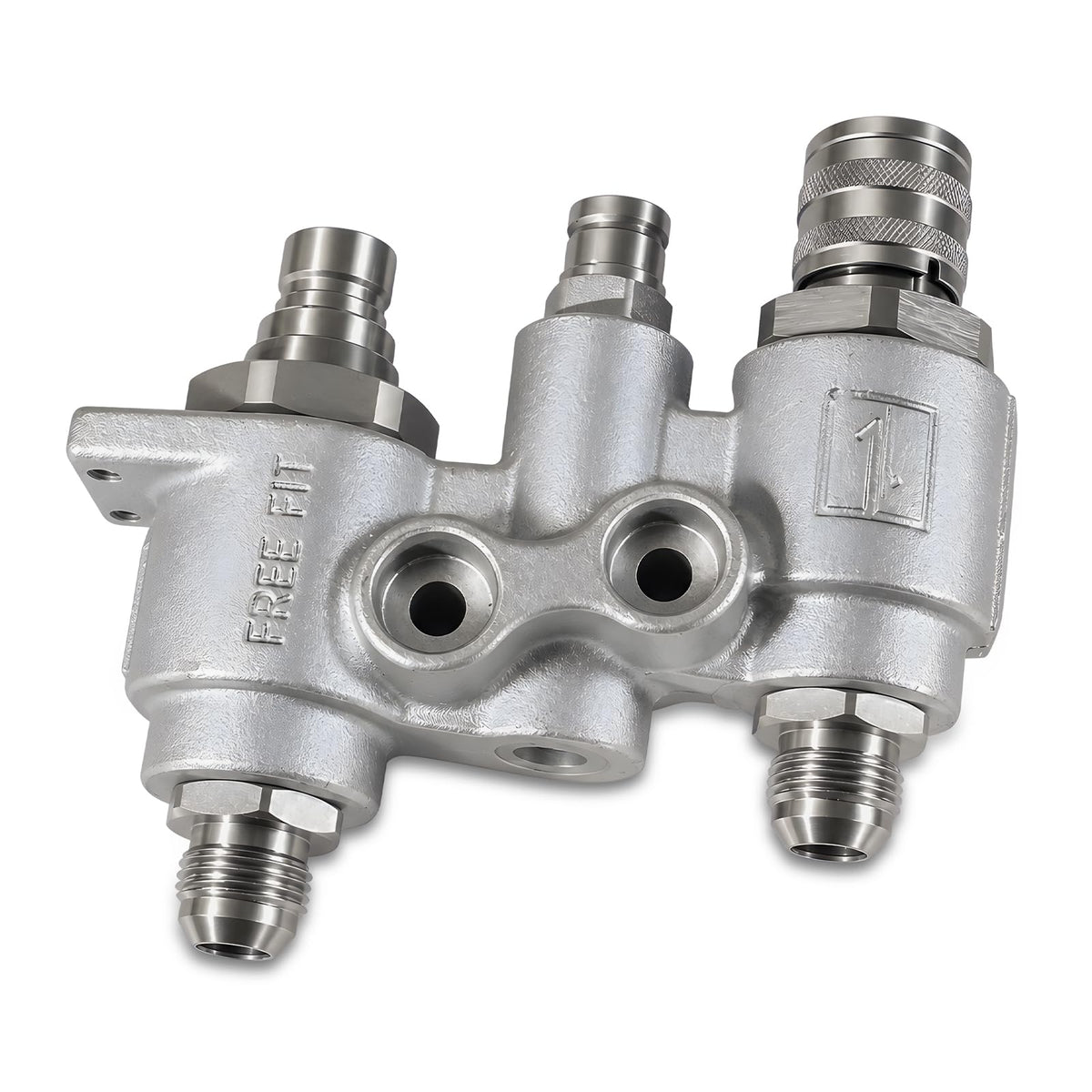 7246783 Hydraulic Coupler 4BD4FH Manifold Block 48mm Compatible with Bobcat