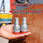 Fumete 4 Pack 1/4" Hydraulic Connect Coupler