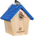 Cedar Hanging Bird House with Metal Predator Guard for Wren