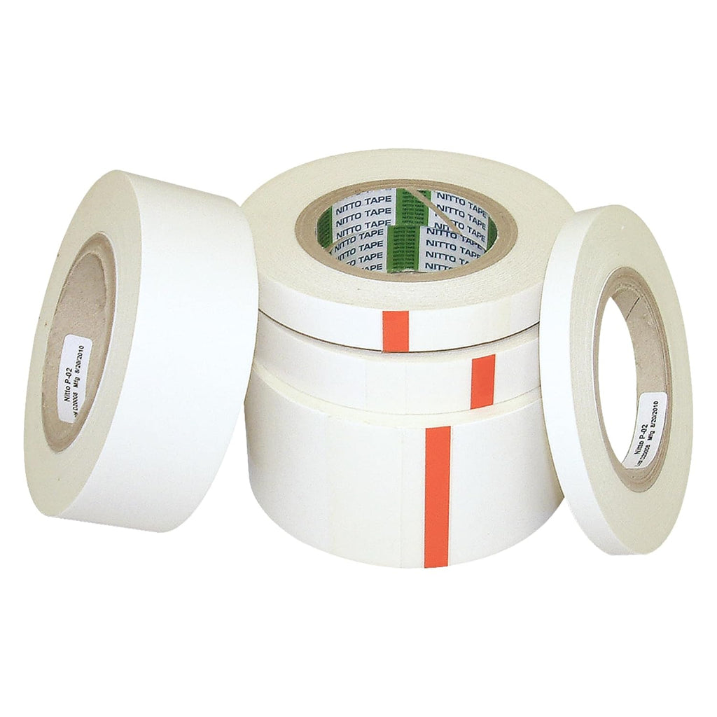 P-02 Double Coated Kraft Paper Tape: 1 in. x 36 yds. (White)