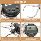 HDLNKAK Digital Outside Caliper Gage, Favor 0-6”