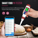 Smart pH Tester Strips for Food, Digital pH Meter for Canning
