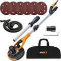 Drywall Sander, Lightweight Popcorn Ceiling Removal Tool, 5 Variable Speed Foldable Telescopic Electric Drywall