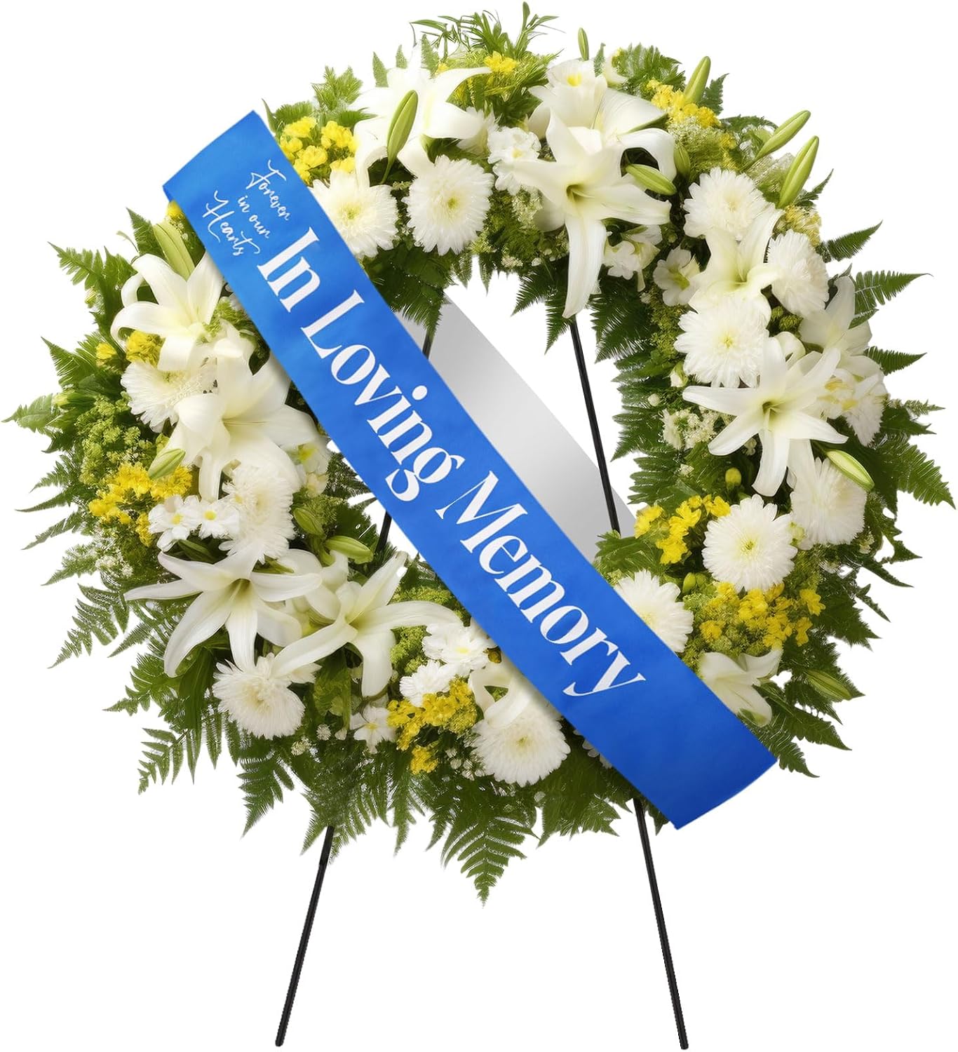 Funeral Sash Memorial Wreath Sash Funeral Ribbon Celebration of Life Ribbon for Casket or Wreath Flowers Memorial