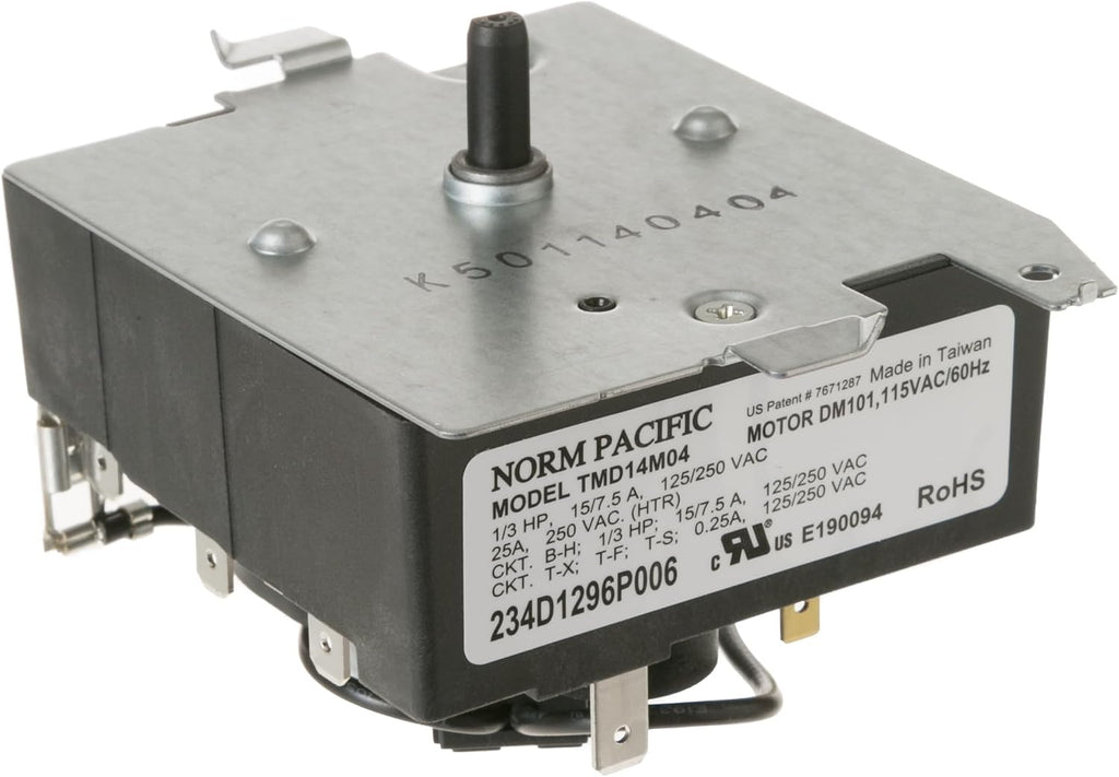 Parts Master Replacement for GE/Hotpoint Dryer Timer WE04X20416 AP5805478 PS9491768