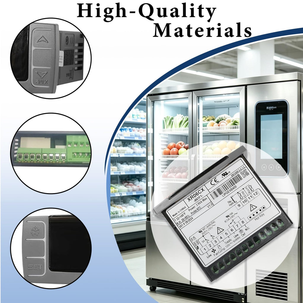 XR06CX-4N1F1 Temperature Controller Fit Commercial Refrigerators/Freezer
