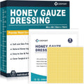 Honey Gauze Wound Dressing, 4" x 4" Manuka Honey Wound Care, Medical Grade Honey Bandages for Wound Care, Honey Patch