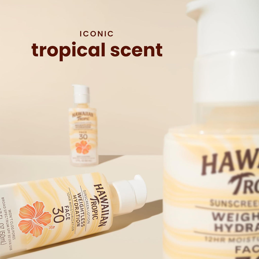 Weightless Hydration SPF 30 Face Sunscreen, 1.7 Fl Oz