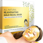 Hydrogel Facial Sheet Masks with 24K Gold, Collagen, vitamin C