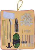 Gun Cleaning Kit for .22 .223Cal 5.56mm .22LR Rifle Pistol | Includes Bore Chamber Brush, Bore Mop, CLP Oil, Gun
