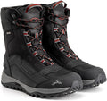 Men's Snow Boots Waterproof Insulated Winter Black Hiking Rubber Fur lined Warm Lightweight Outdoor Shoes,Non-Slip