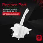 Motarithl Windshield Washer Reservoir w/Sensor Hole Compatible with Tacoma