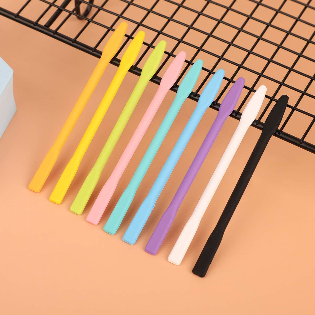 9PCS Colored Silicone Stir Sticks, Reusable Epoxy Resin Stir Sticks