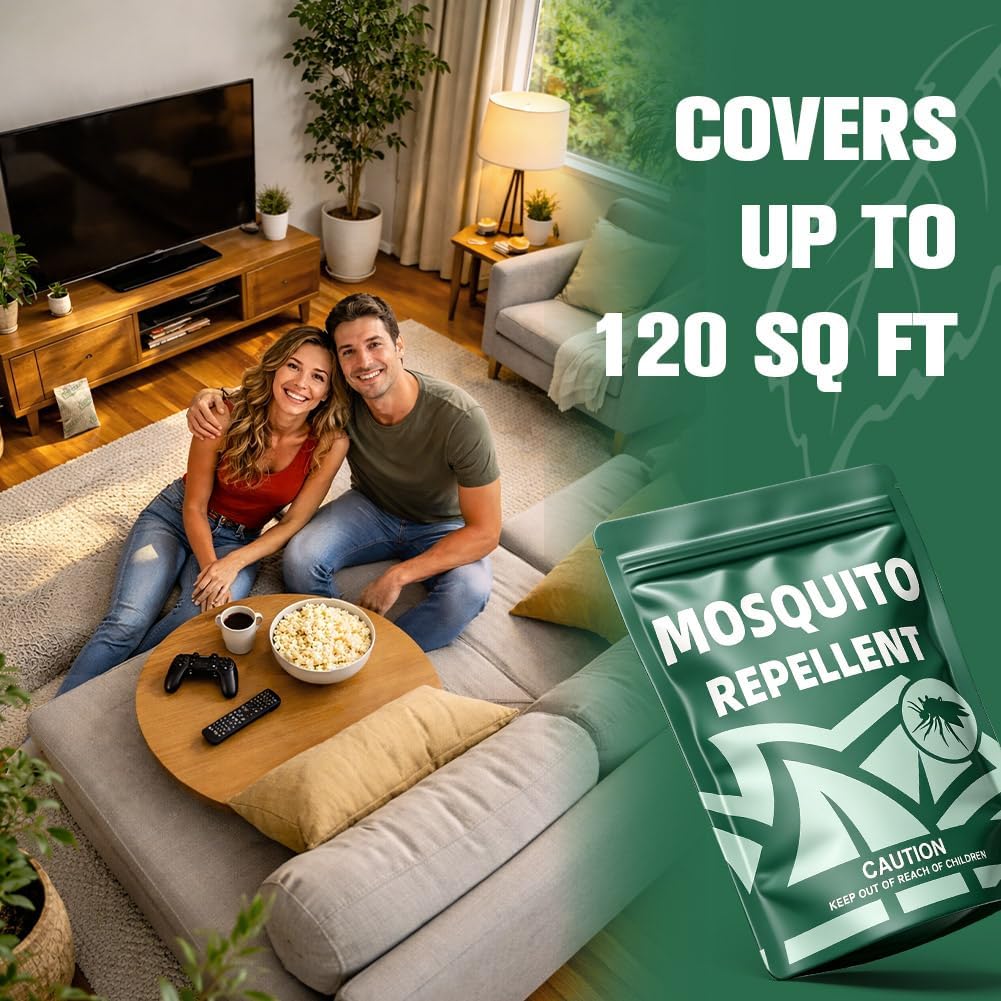 Mosquito Repellent Outdoor Patio, Backyard Mosquito Repellents, Mosquito Deterrent Indoor for Home, Mosquito