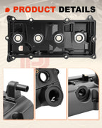 Engine Valve Cover w/Gasket, Bolts, Oil Cap for Select Ni-ssan 2.5L Models