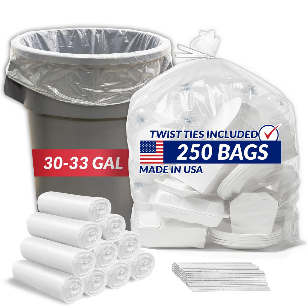 30-33 Gallon Trash Bags Heavy Duty